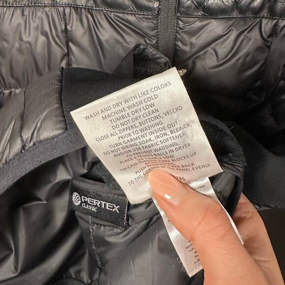 Alp-n-Rock Black Faux Leather Down Puffer Zip Up Jacket Men's XL - Picture 8 of 10